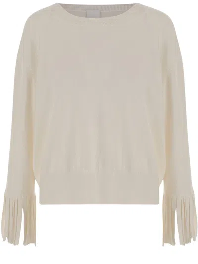 Allude Cashmere Sweater With Bangs
