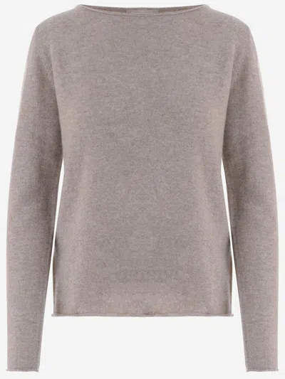 Allude Cashmere Sweater In Transparent