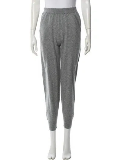 Pre-owned Allude Cashmere Sweatpants In Gray