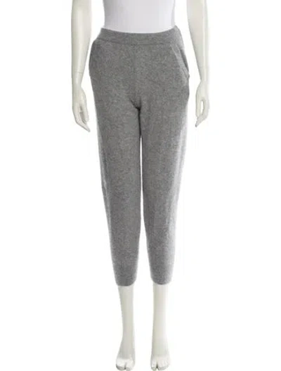 Pre-owned Allude Cashmere Sweatpants In Gray