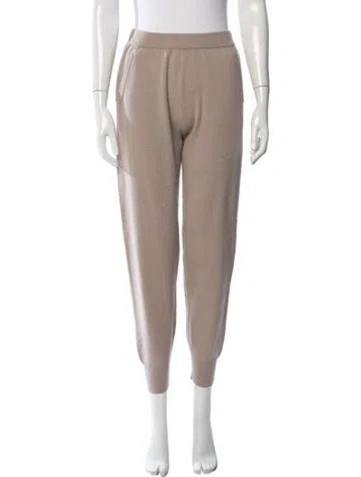 Pre-owned Allude Cashmere Sweatpants In Neutrals