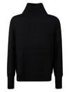 Allude Cashmere Turtleneck In Black