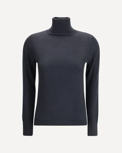 ALLUDE CASHMERE TURTLENECK SWEATER