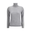 Allude Cashmere Turtleneck Sweater In Gray