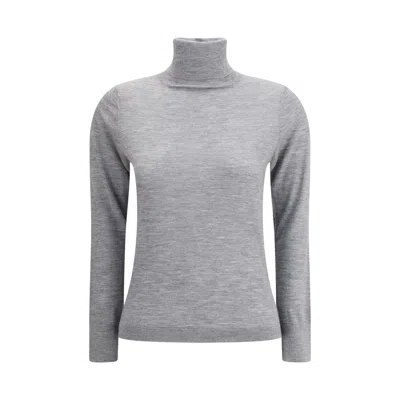 ALLUDE CASHMERE TURTLENECK SWEATER
