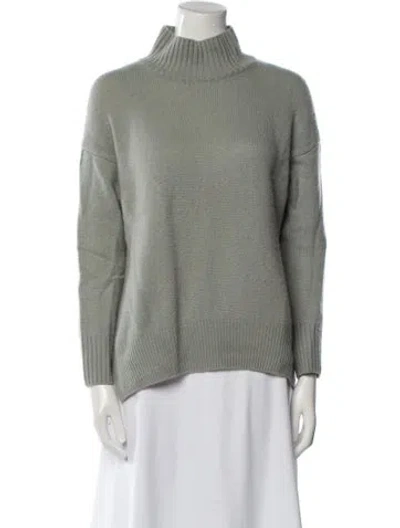 Pre-owned Allude Cashmere Turtleneck Sweater In Gray