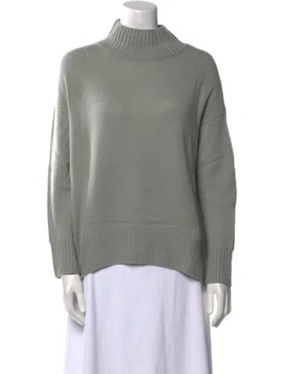 Pre-owned Allude Cashmere Turtleneck Sweater In Gray