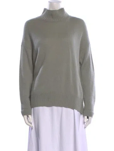 Pre-owned Allude Cashmere Turtleneck Sweater In Gray