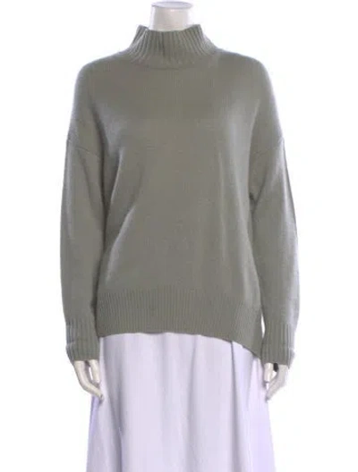 Pre-owned Allude Cashmere Turtleneck Sweater In Grey