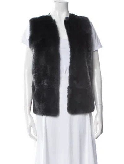 Pre-owned Allude Cashmere Vest In Blue