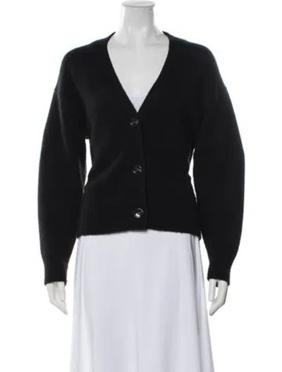 Pre-owned Allude Cashmere V-neck Sweater In Blue