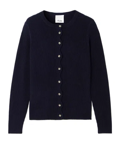 Allude Cashmere-blend Cardigan In Multi