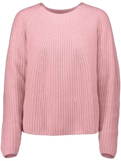 Allude Chunky-knit Sweater In Pink