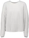 Allude Chunky-knit Sweater In White