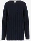 Allude Cotton And Cashmere Sweater In Blue