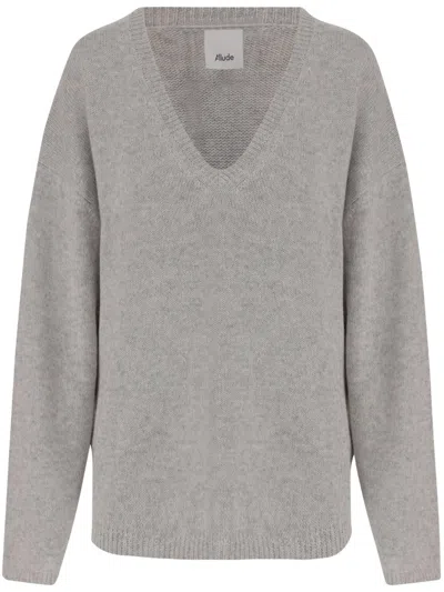 ALLUDE ALLUDE COTTON AND CASHMERE SWEATER