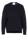 Allude Crew-neck Cashmere Sweater In Blue