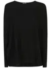 ALLUDE CREW-NECK JUMPER