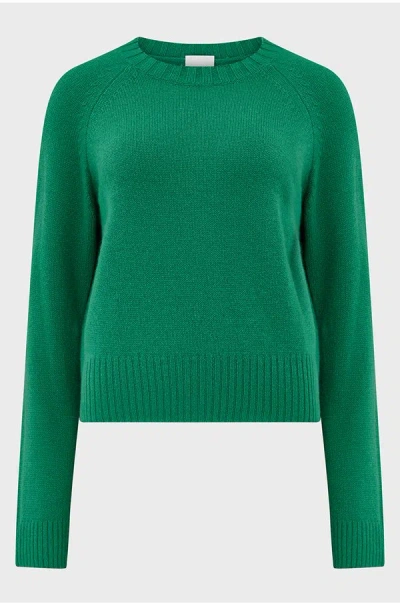 Allude Crew Neck Jumper In Green In Grün