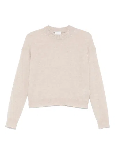 Allude Crew-neck Sweater In Neutral
