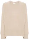 ALLUDE CREW-NECK SWEATER