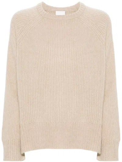 ALLUDE CREW-NECK SWEATER