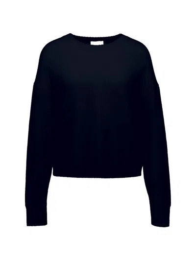 Allude Crew-neck Sweater In Blue