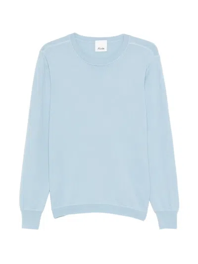Allude Crew-neck Sweater In Blue