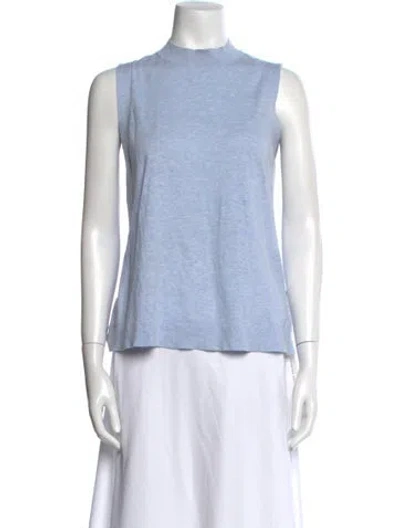 Pre-owned Allude Crew Neck Sweater In Blue