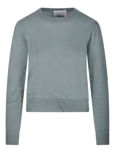 Allude Crew-neck Sweater In Gray