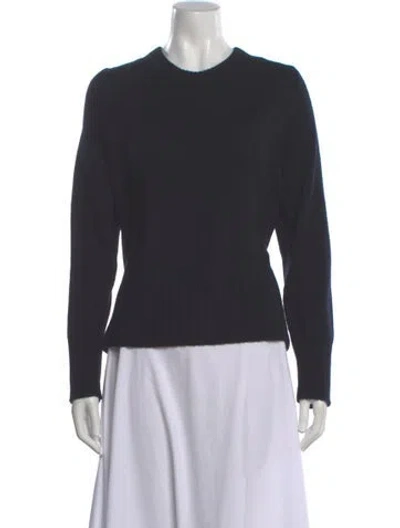 Pre-owned Allude Crew Neck Sweater In Gray