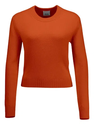 ALLUDE CREW-NECK SWEATER