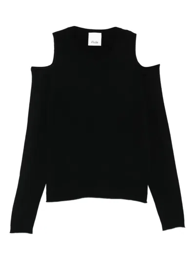 Allude Cut-out Top In Black
