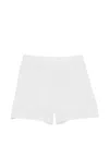 Allude Drawstring Shorts In White