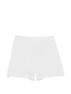 Allude Drawstring Shorts In White