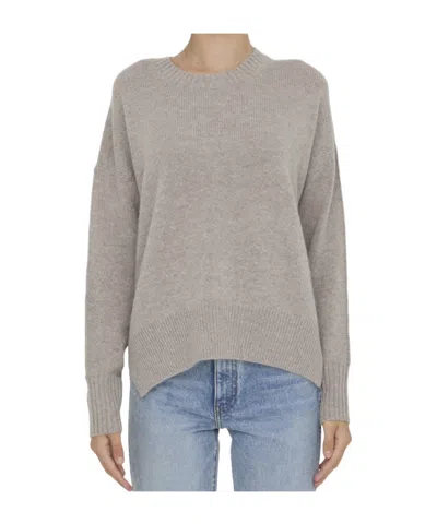 Allude Drop-shoulder Cashmere Jumper In Nude