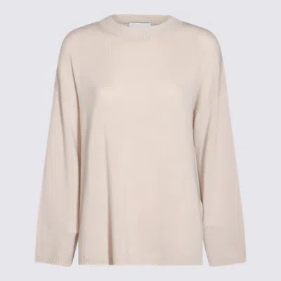 ALLUDE ECRU WOOL KNITWEAR