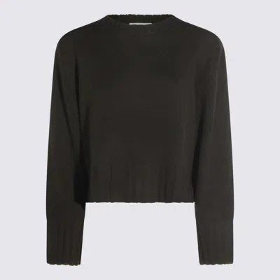 ALLUDE GREEN WOOL KNITWEAR