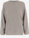 Allude Grey Cashmere Sweaters In Grey