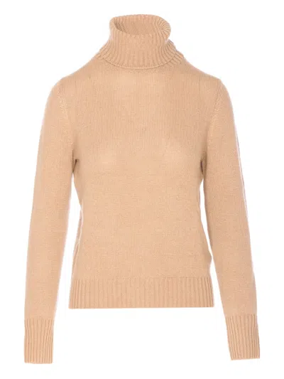 ALLUDE HIGH-NECK CASHMERE SWEATER