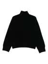 Allude Turtleneck Sweater In Black