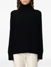 Allude High-neck Sweater In Black