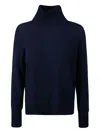 Allude Cashmere Turtleneck In Blue