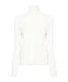 Allude High-neck Sweater In White
