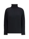 Allude Turtleneck Sweater In Black