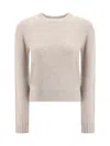 Allude Cashmere Sweater In Neutral