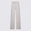 Allude Trousers Blacks And Greys In White