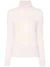 Allude Light Pink Wool Sweater
