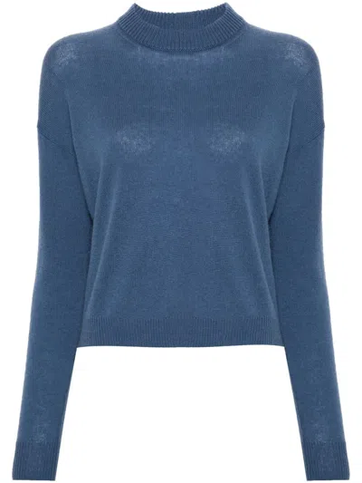 Allude Long-sleeve Sweater In Blau