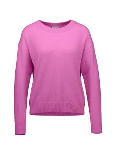 Allude Long-sleeve Sweater In Pink